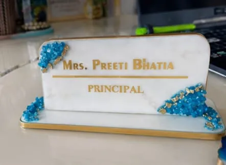 Personalized desk nameplate - 1