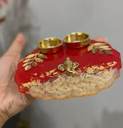 Resin Pooja Thali thumb 4