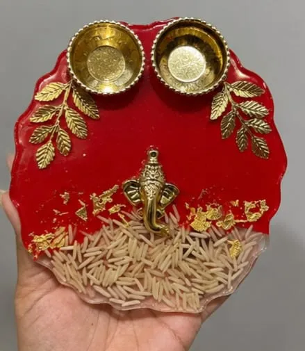Resin Pooja Thali thumb 2