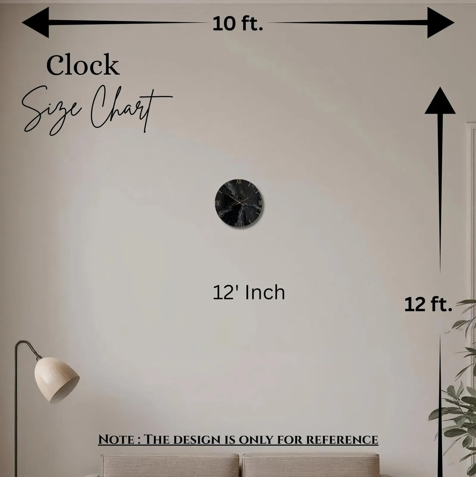 Aqua Green Beach Resin Wall Clock - Handcrafted Elegance for Home thumb 7