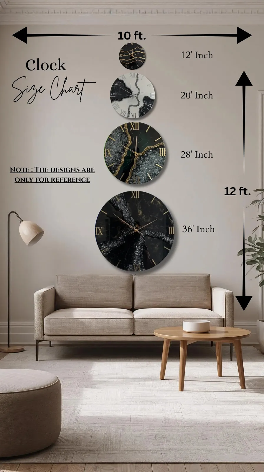 ChronoCraft Resin Wall Clock | Elegant Handcrafted Decor thumb 5