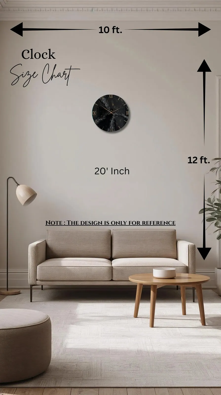 ChronoCraft Resin Wall Clock | Elegant Handcrafted Decor thumb 8
