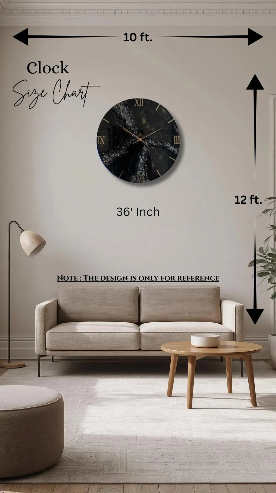ChronoCraft Resin Wall Clock | Elegant Handcrafted Decor thumb 10